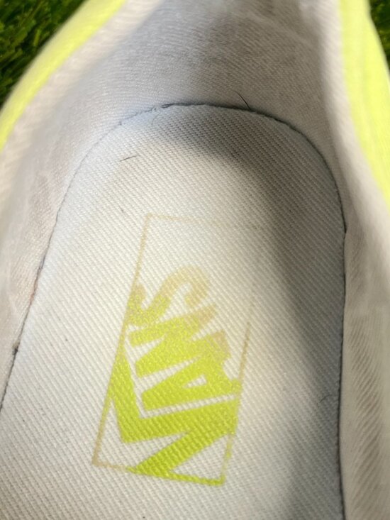 Vans Classic Slip-On Checkerboard Womens Size 7 Green Athletic Shoes Sneakers - Picture 8 of 10